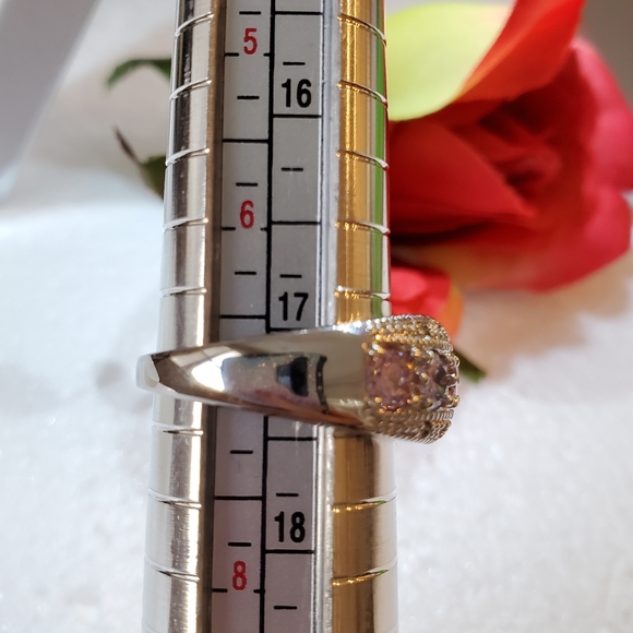 NEW Trio of Gemstones Sterling Silver Ring - Picture 7 of 13
